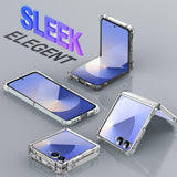 Capa ARAREE DUPLA TRANSPARENTE MAGSAFE SAMSUNG Z FLIP 7