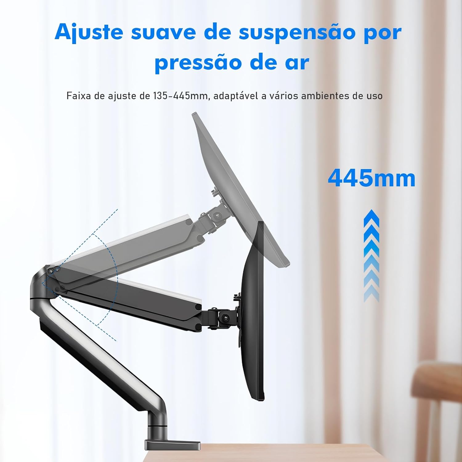 CH045 - SUPORTE DE MONITOR COM 2 BRAÇOS