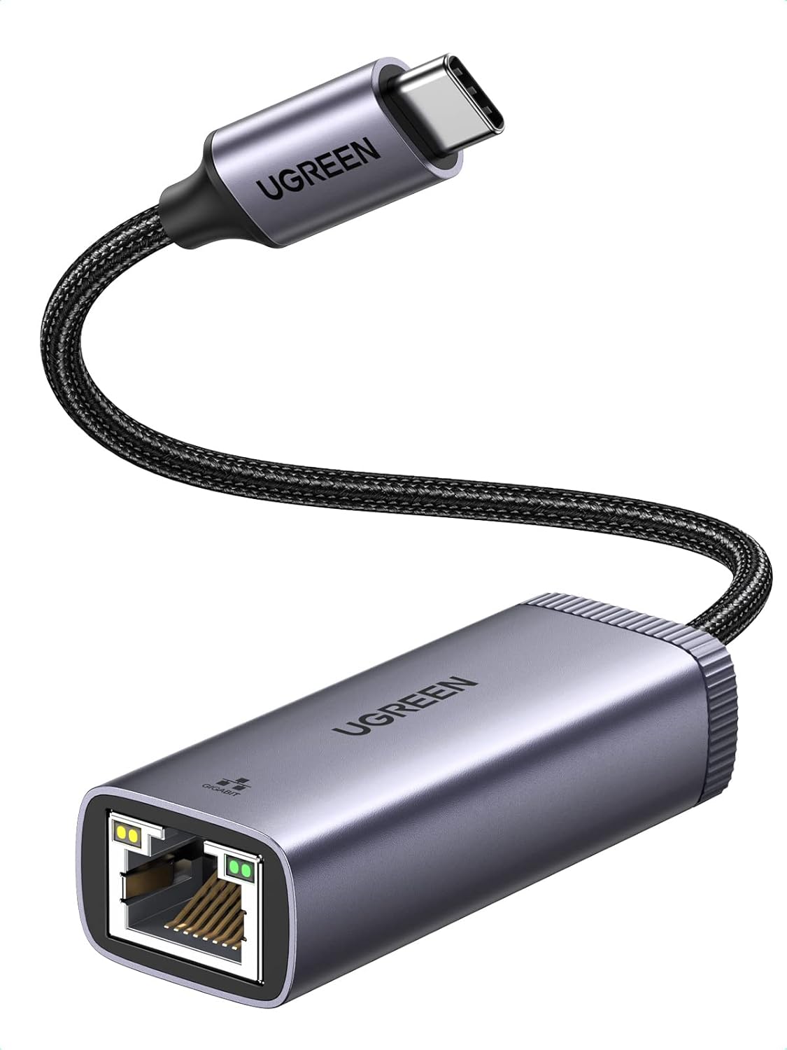 UGREEN USB C to Ethernet Adapter to 10 100 1000 Mbps Gigabit LAN Network Adapter RJ45
