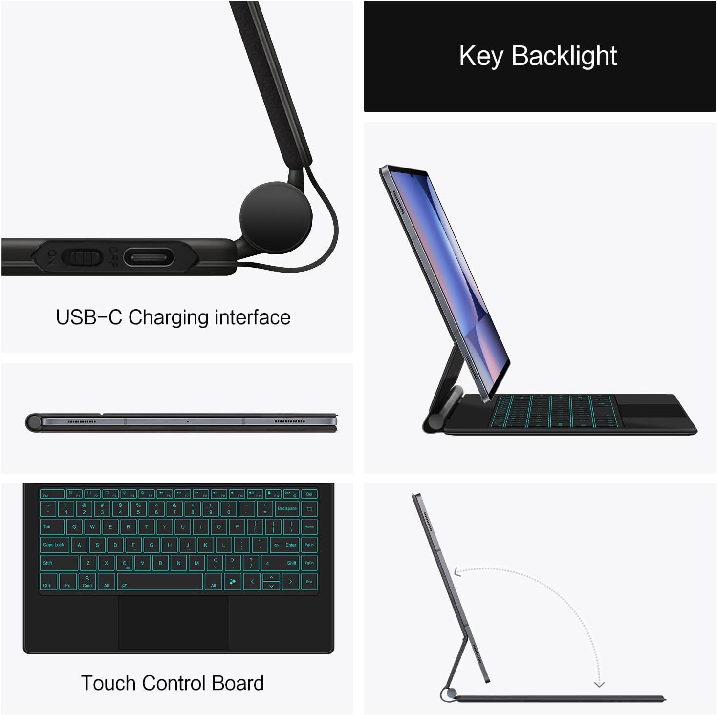 Teclado bluetooth s10 Ultra/ S9 Ultra 14.6" com touchpad