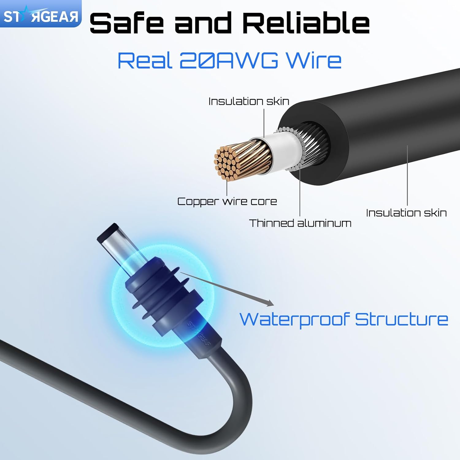 Genuine Starlink DC-DC Cable – 15 m para Starlink Mini