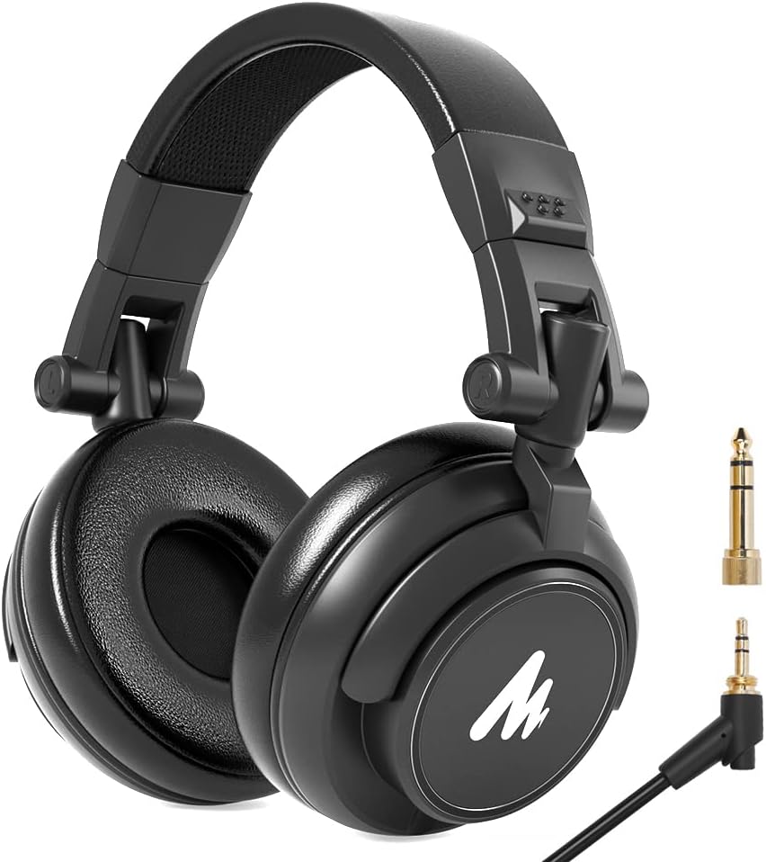 MAONO 50MM Drivers Fones de ouvido de estúdio AU-MH601
