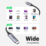 UGREEN USB C to HDMI Cable (4K@60Hz) 6.6FT,