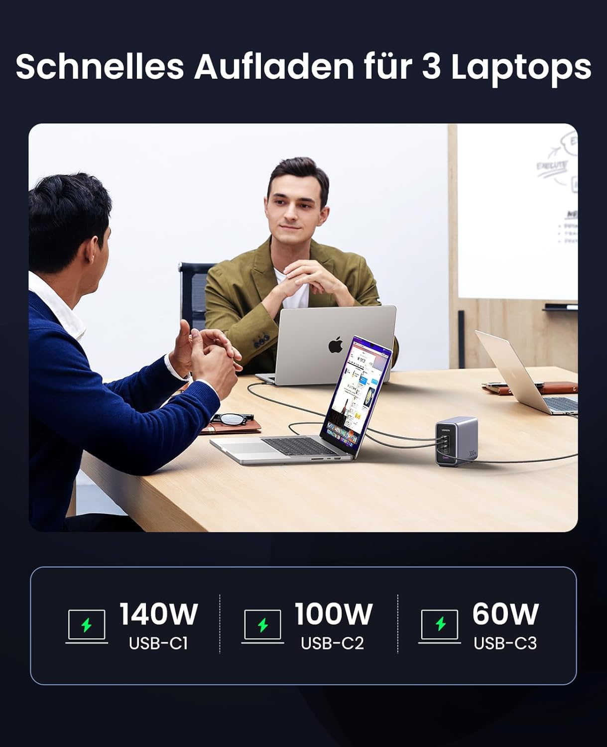 UGREEN Nexode 300W USB C Charger