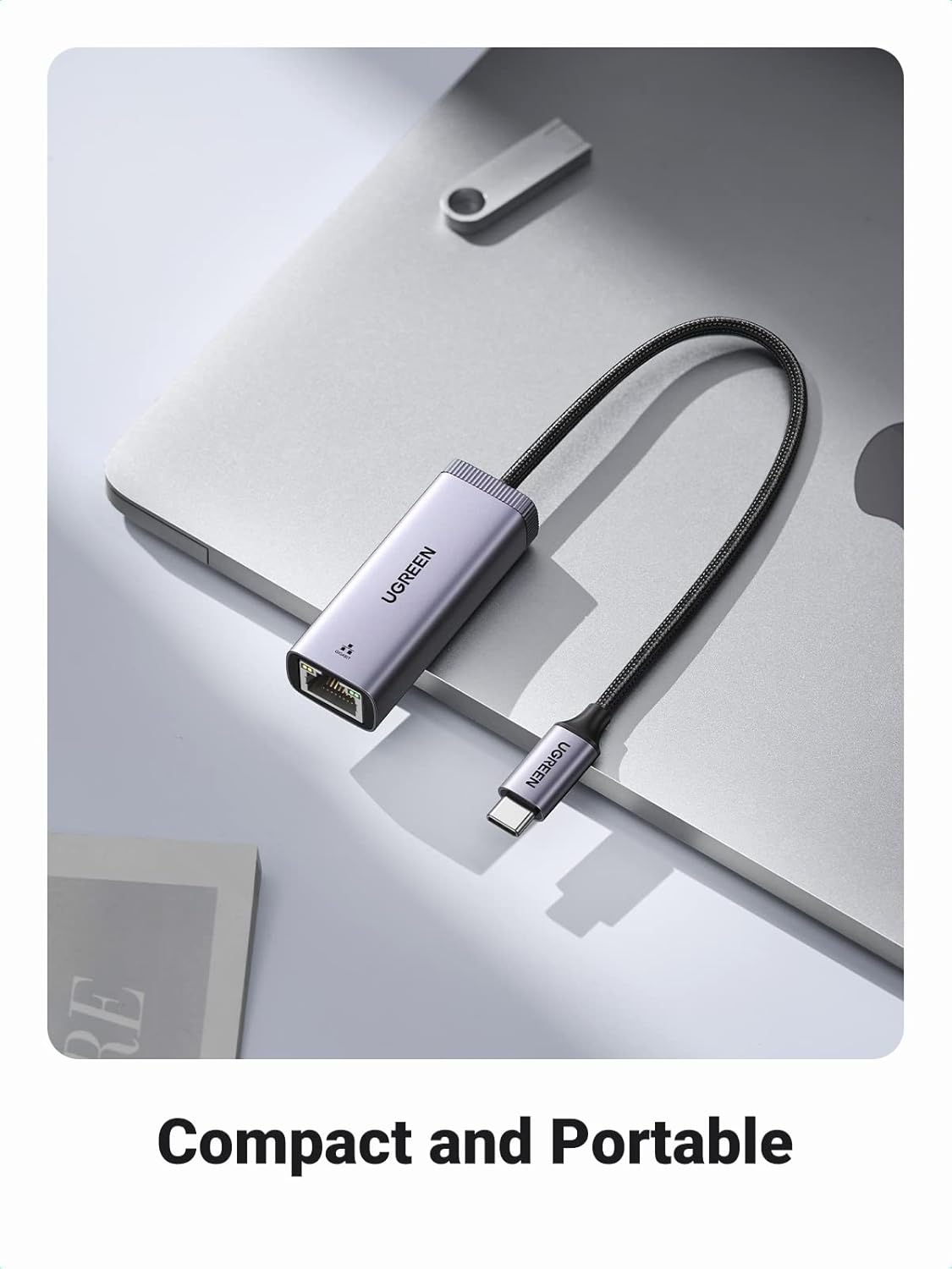 UGREEN USB C to Ethernet Adapter to 10 100 1000 Mbps Gigabit LAN Network Adapter RJ45