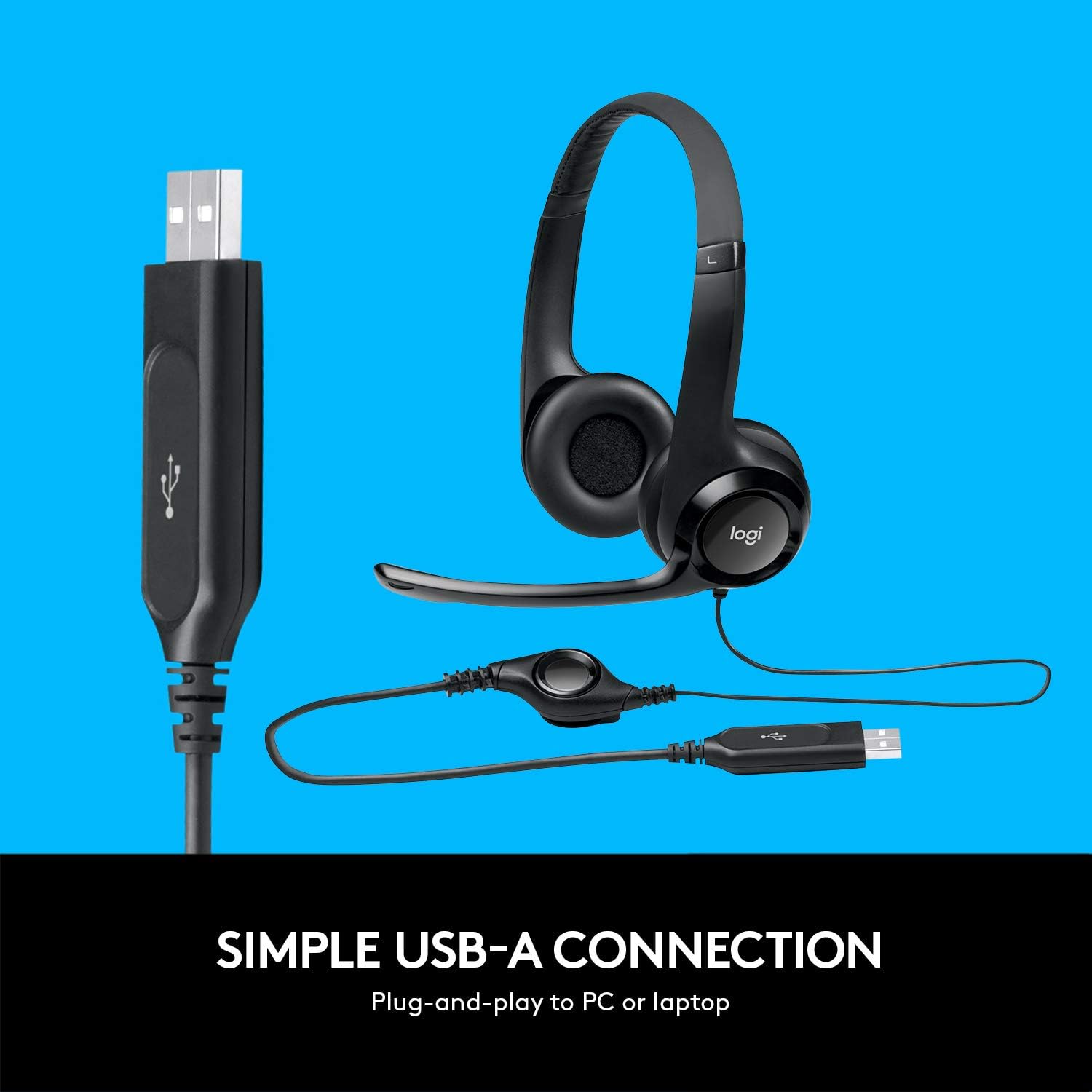 H390 USB Computer Headset