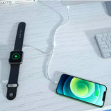 WIWU M10 2 In 1 Smart Watch Wireless Charger