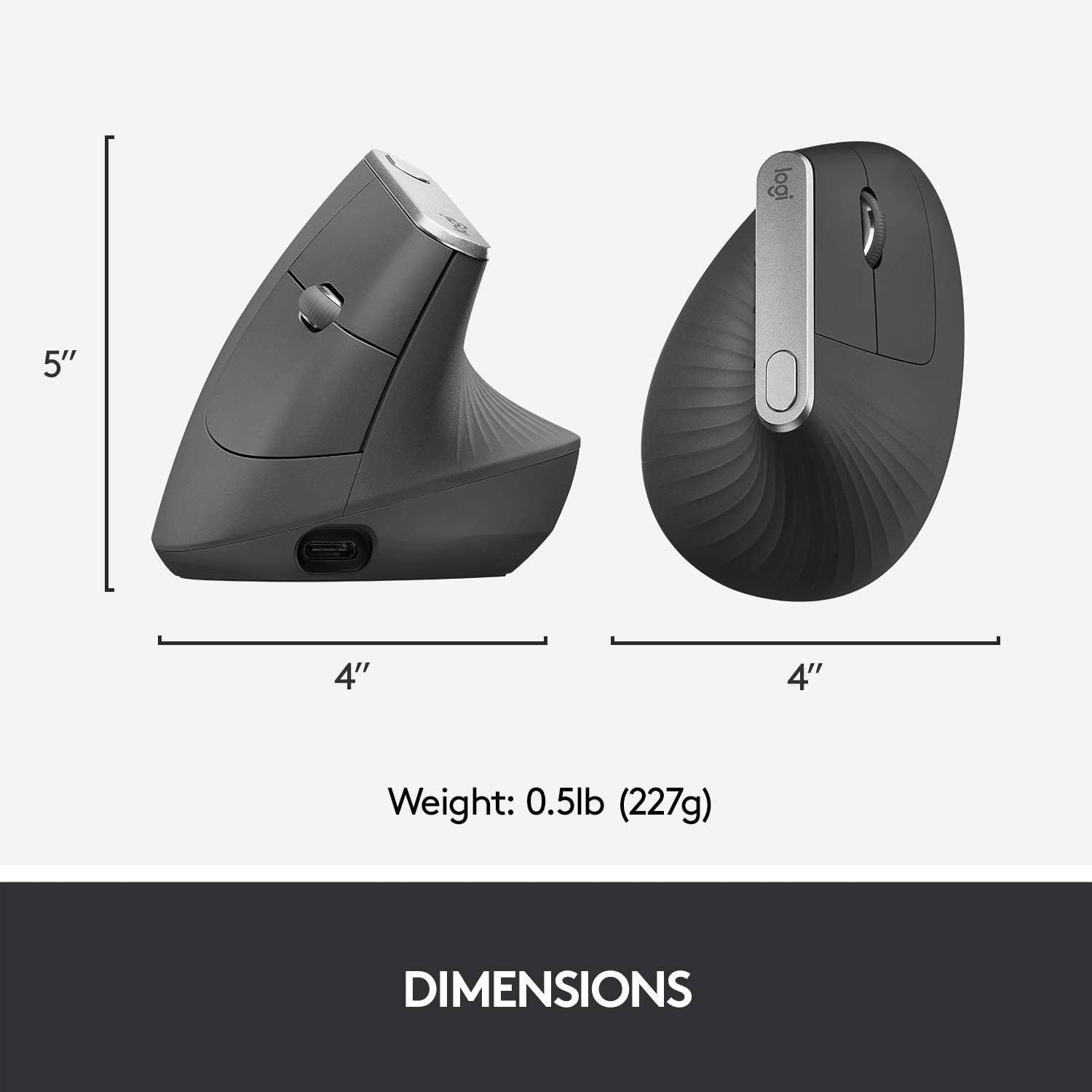Mouse sem fio Logitech MX Vertical