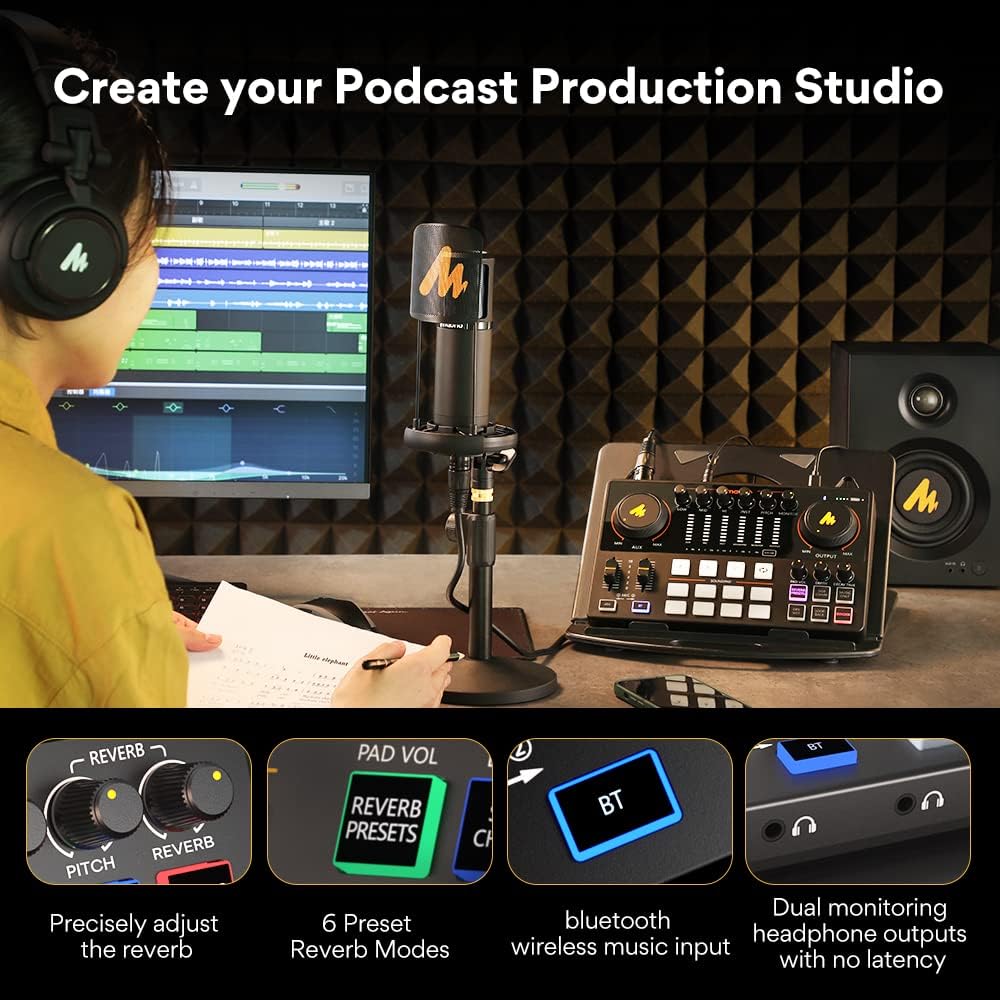 MAONOCASTER E2A Portable All-In-One Podcast