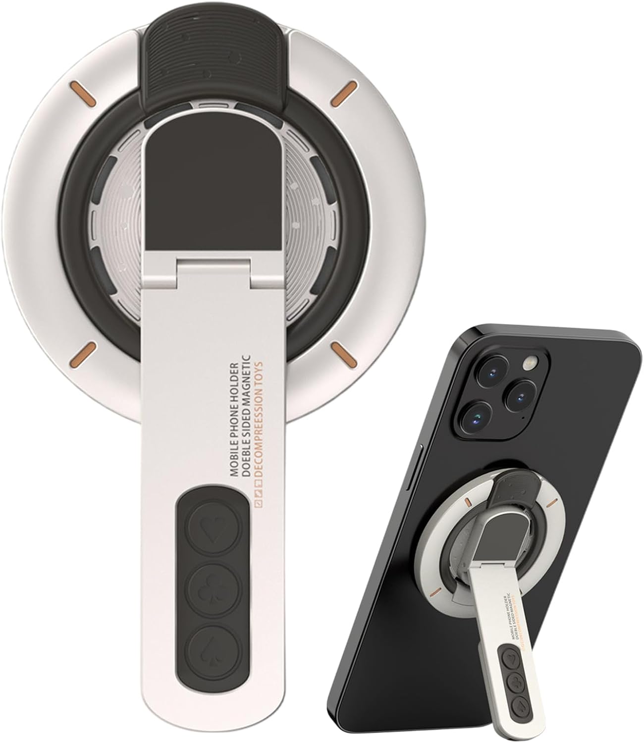 Suporte Magnético de Dupla Face GOJI H1 360° com Ventosa de Vácuo para Smartphone