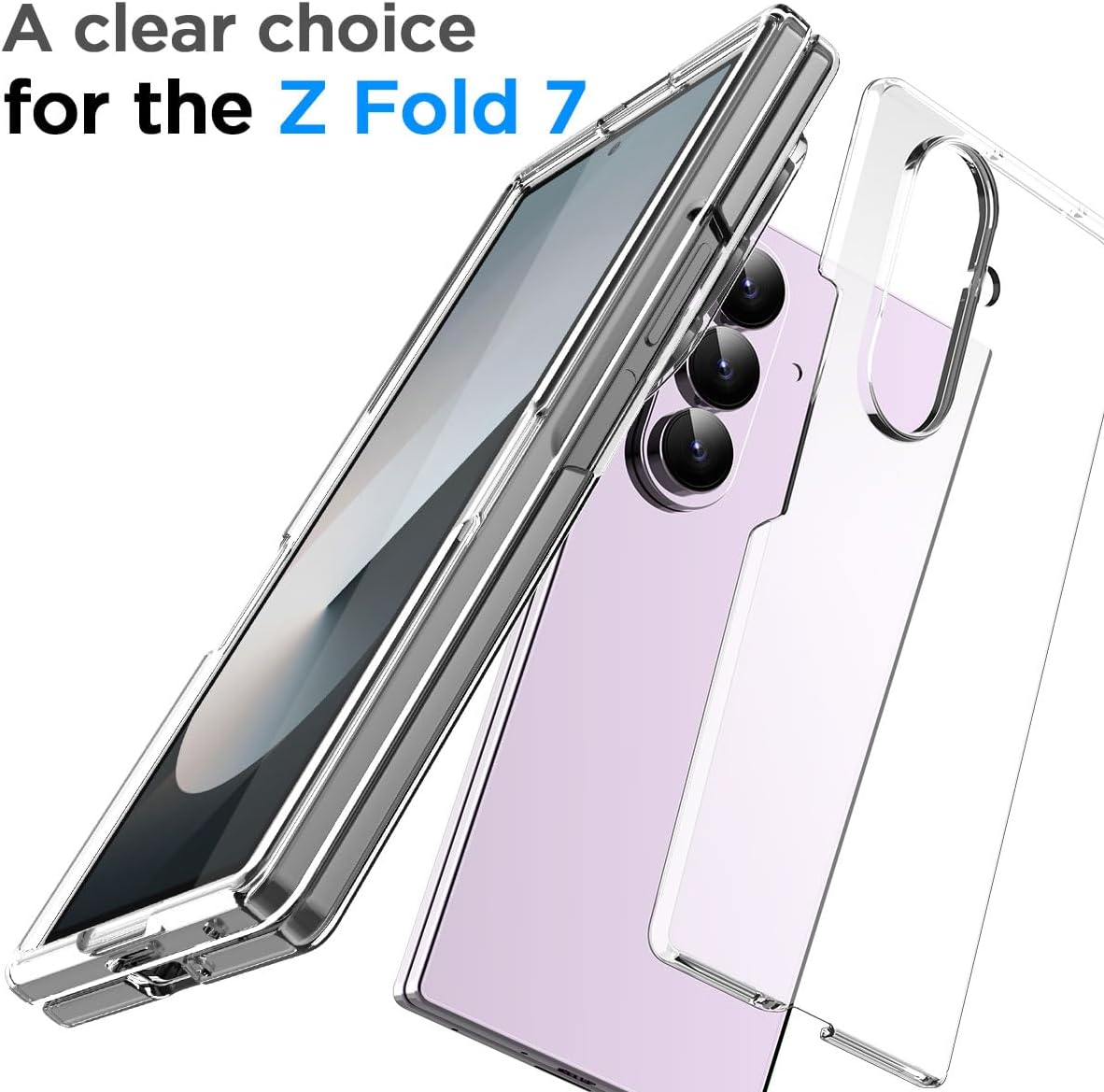 OKOZ Capa protetora com MagSafe transparente Fold 7