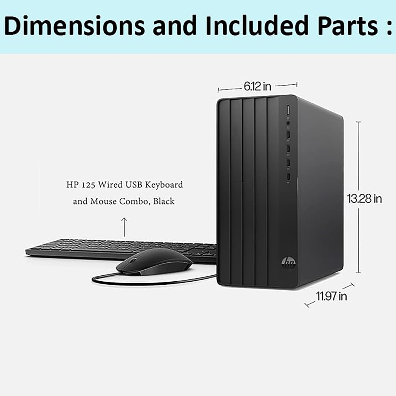 Desktop HP Pro Tower 290 G9 – 13ª Geração Intel Core i5 8GB RAM 512GB SSD