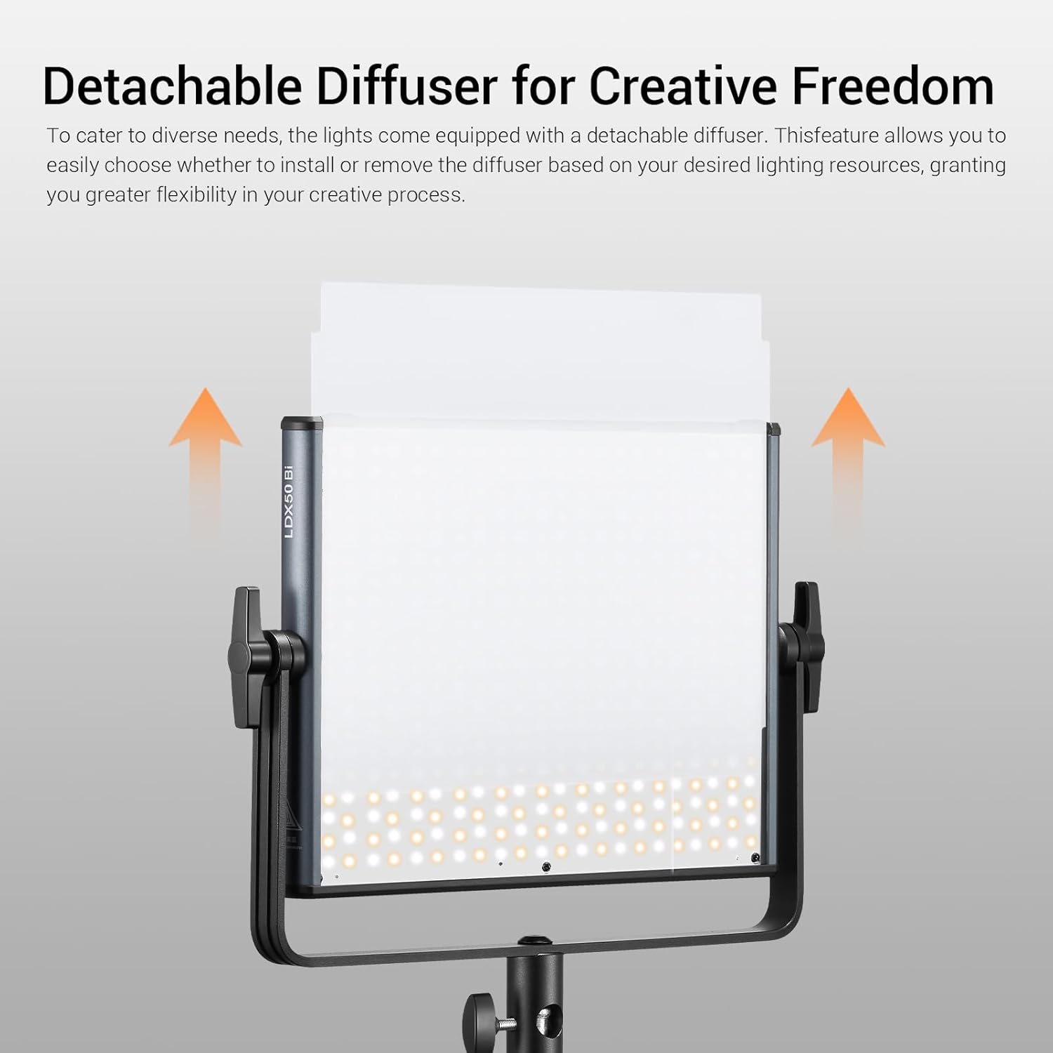Godox LDX50Bi 14'' Luz de vídeo LED bicolor, 65W
