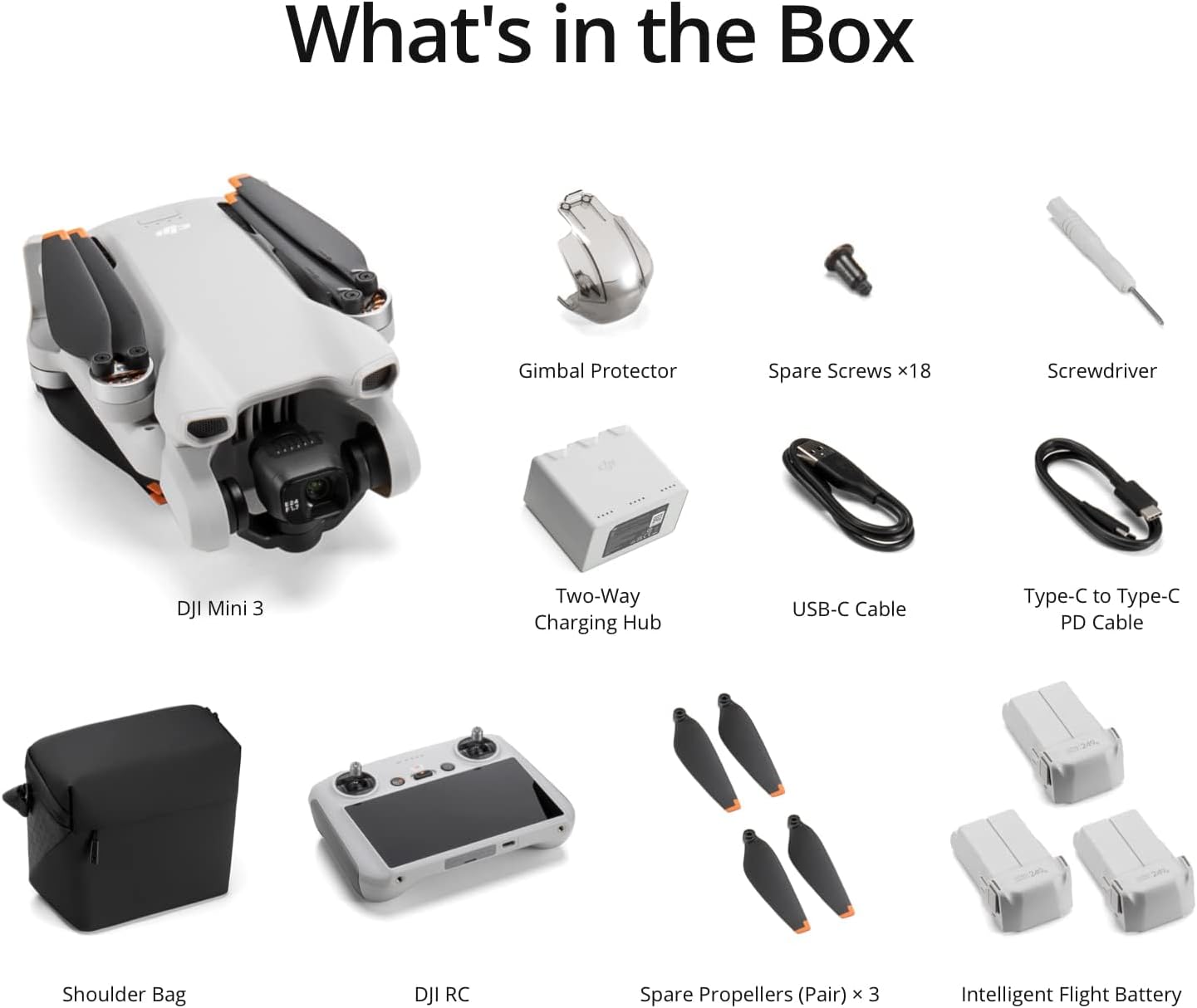 Drone DJI Mini 3 Fly More Combo (DJI RC)