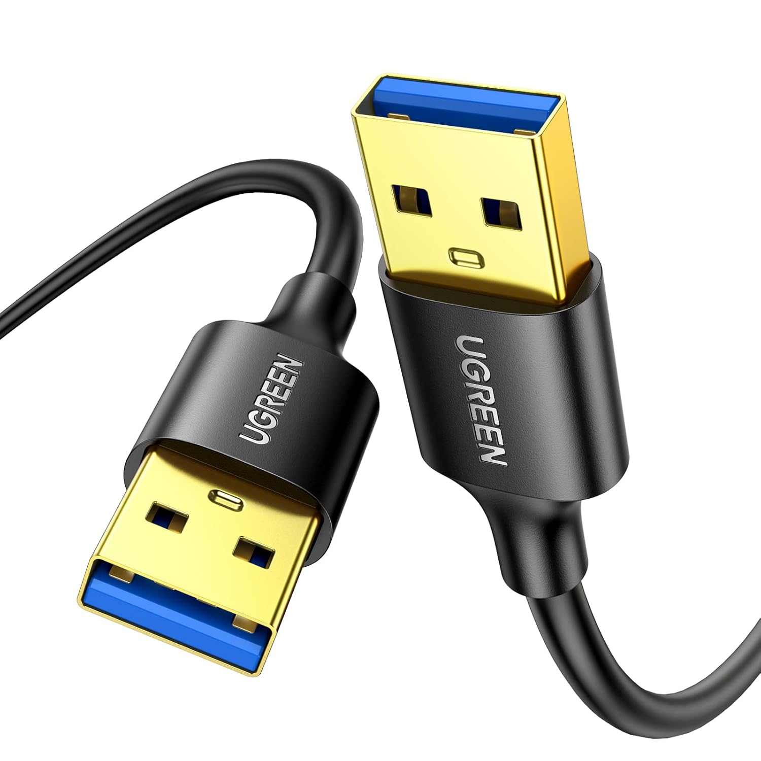 Ugreen 10370 3.0 A Male to Male USB Cable, 1 meter Size