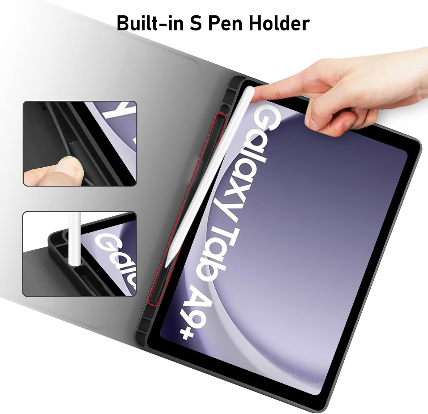 Capa com Teclado para Samsung Galaxy Tab A9+/A9 (11" - 2023)