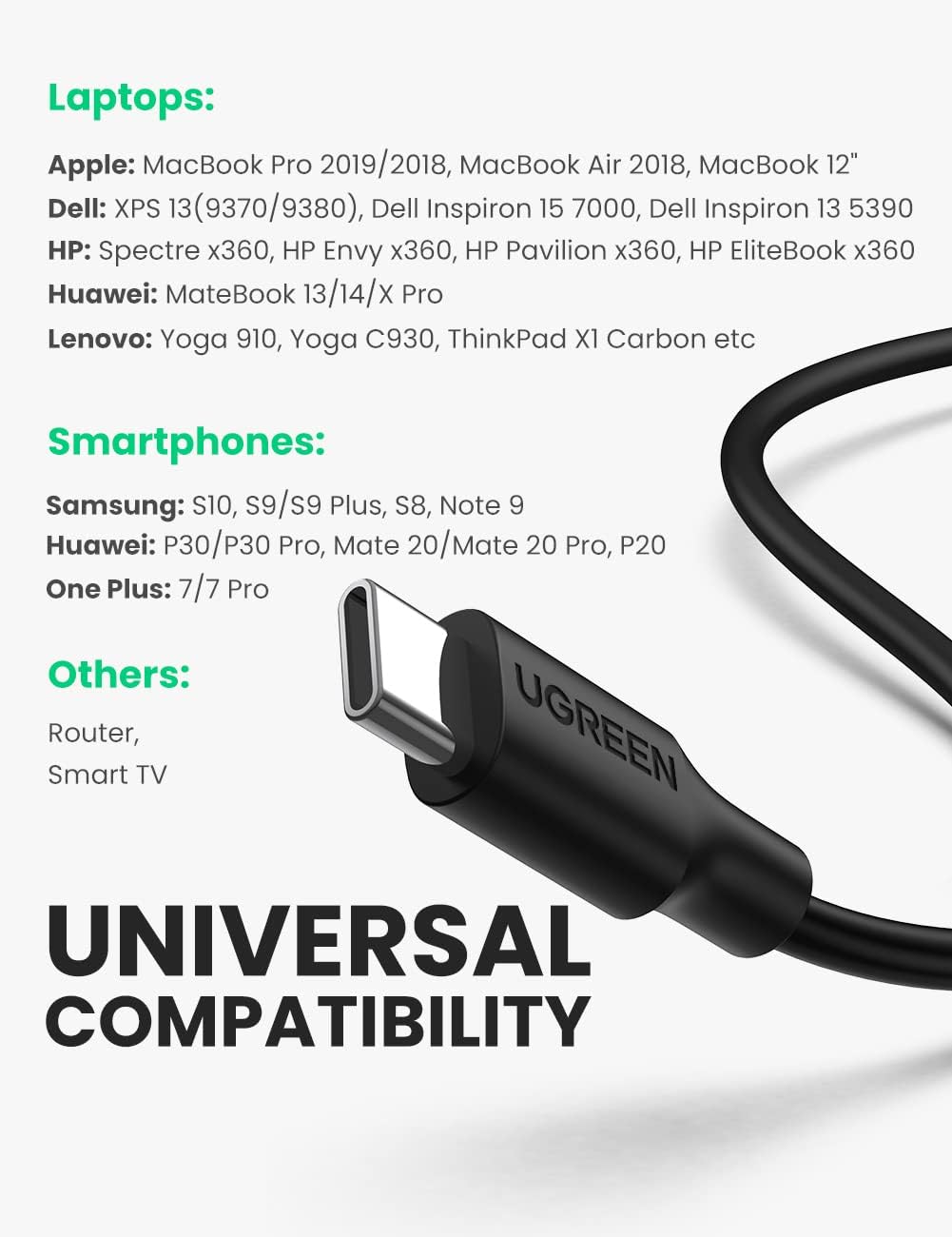 UGREEN SATA to USB C Adapter Cable for 2.5" SSD and HDD