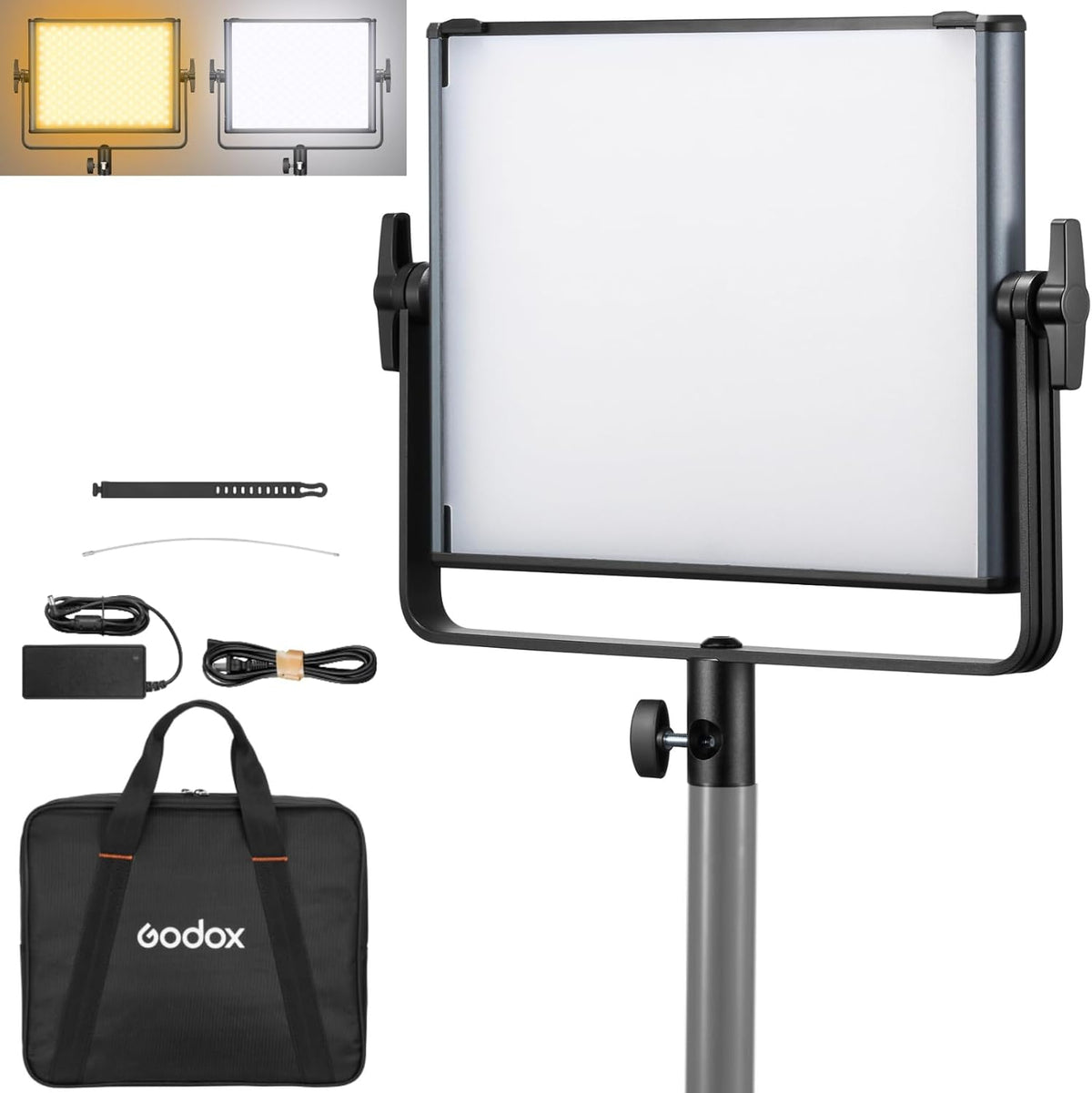 Godox LDX50Bi 14'' Luz de vídeo LED bicolor, 65W