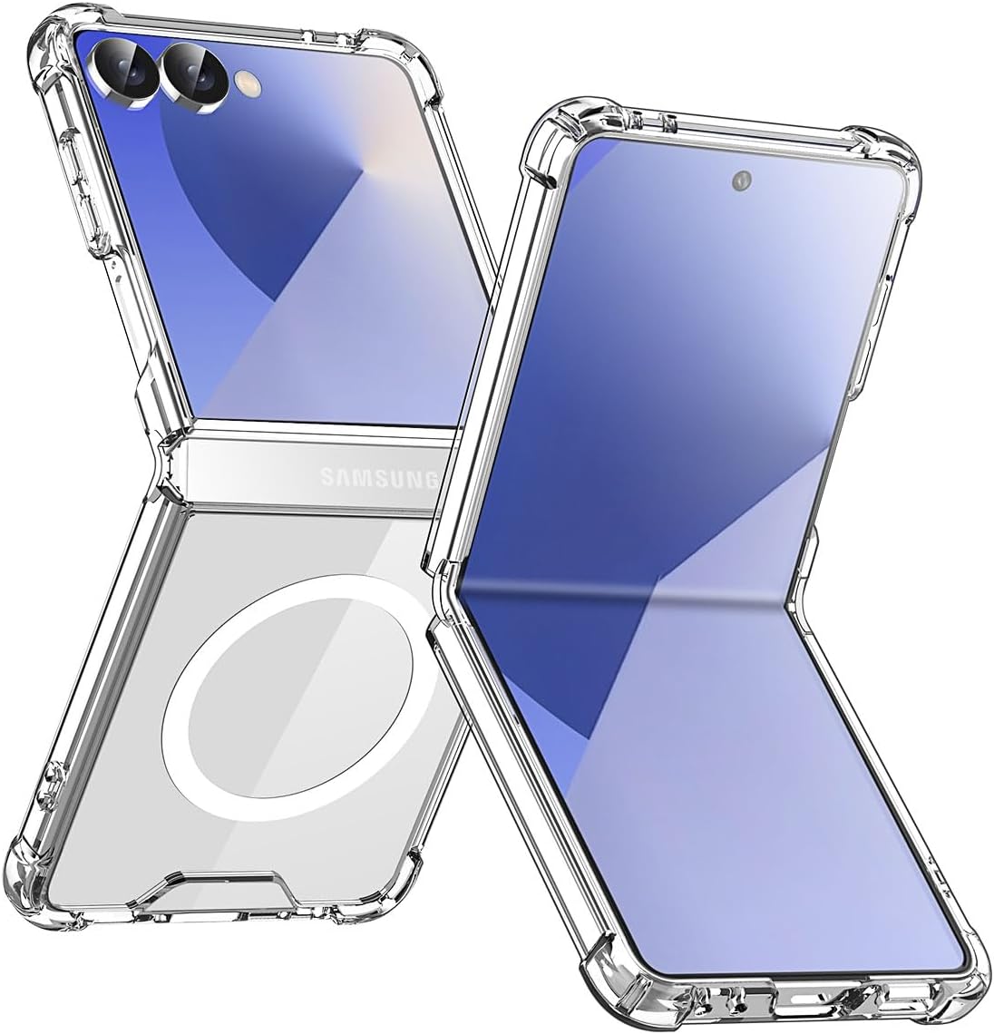 Capa ARAREE DUPLA TRANSPARENTE MAGSAFE SAMSUNG Z FLIP 7