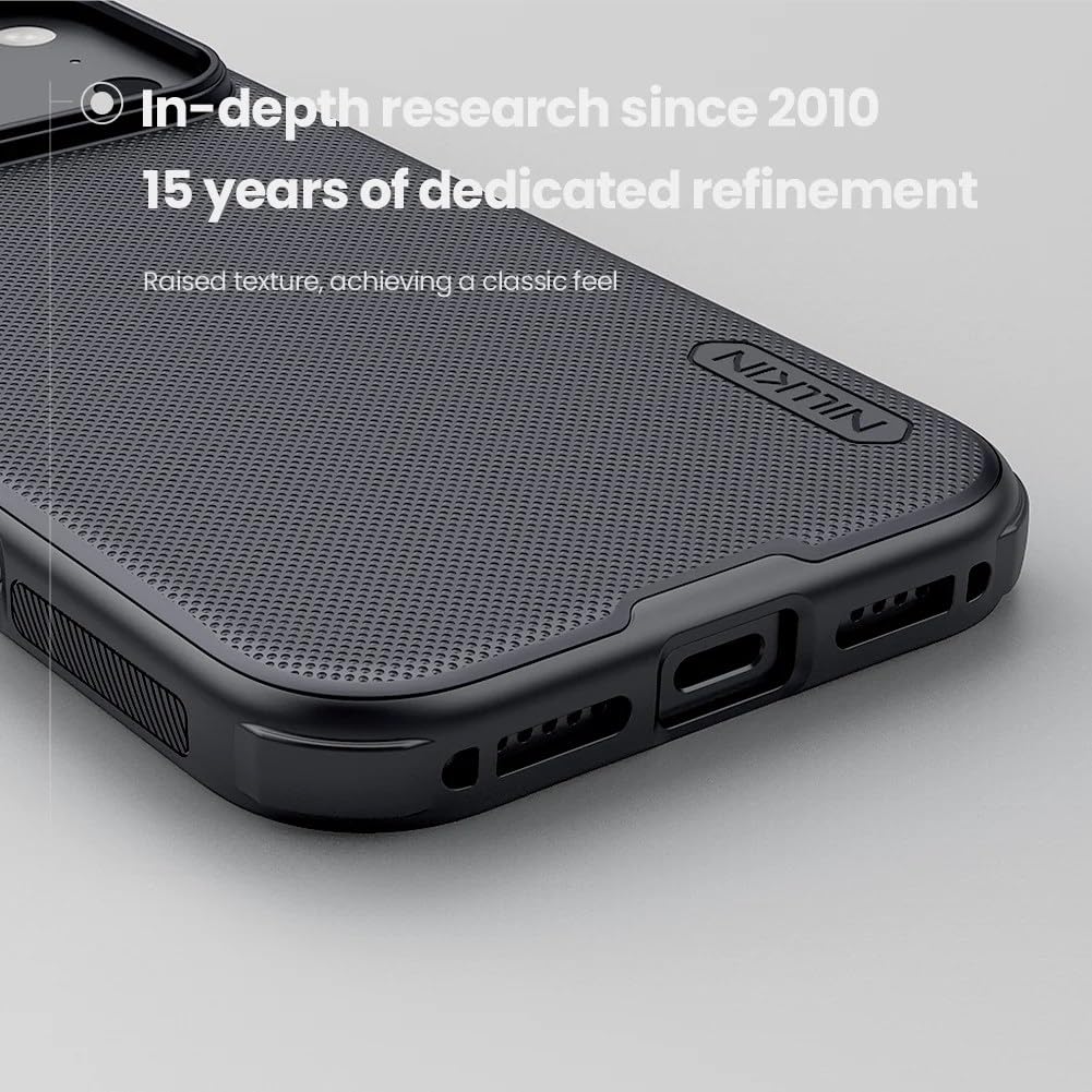 Capa Nillkin Super Frosted Shield Pro para iPhone 17 Pro / iPhone 18 Pro – Preto