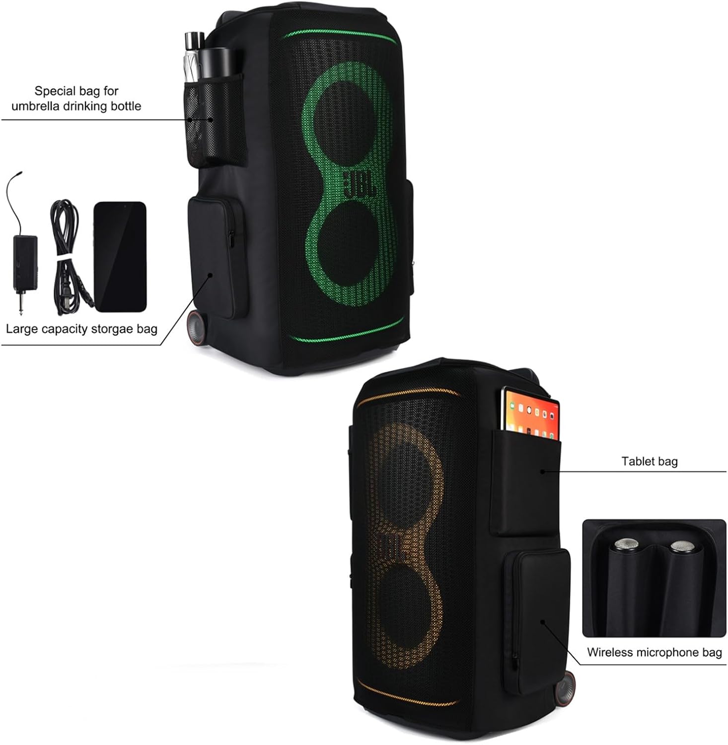 Capa protetora multifuncional para JBL PartyBox 520
