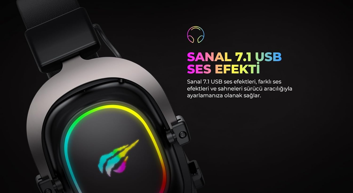 Havit H2002P – Headset Gamer com 7.1 Virtual Surround