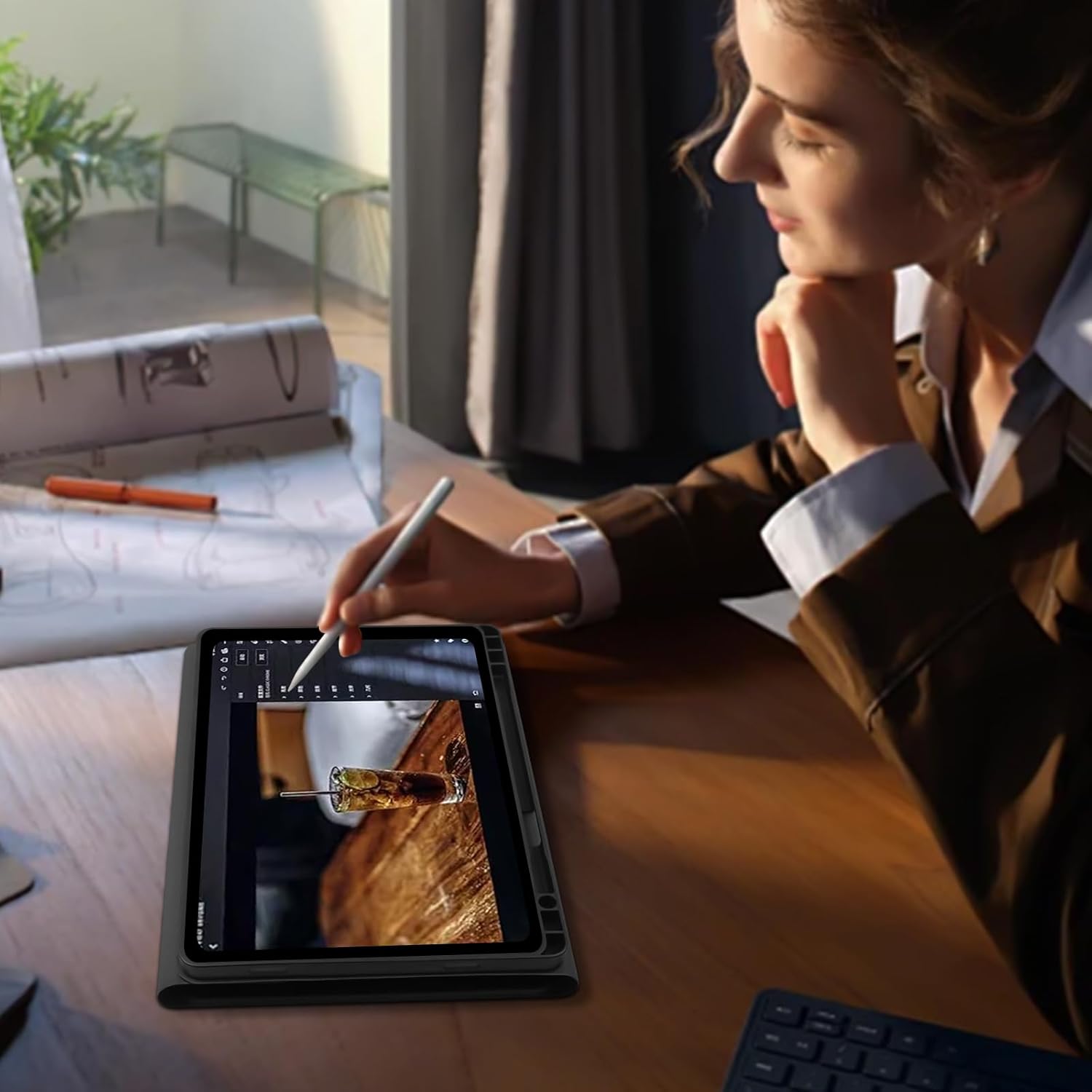 Capa com Teclado para Samsung Galaxy Tab A9+/A9 (11" - 2023)