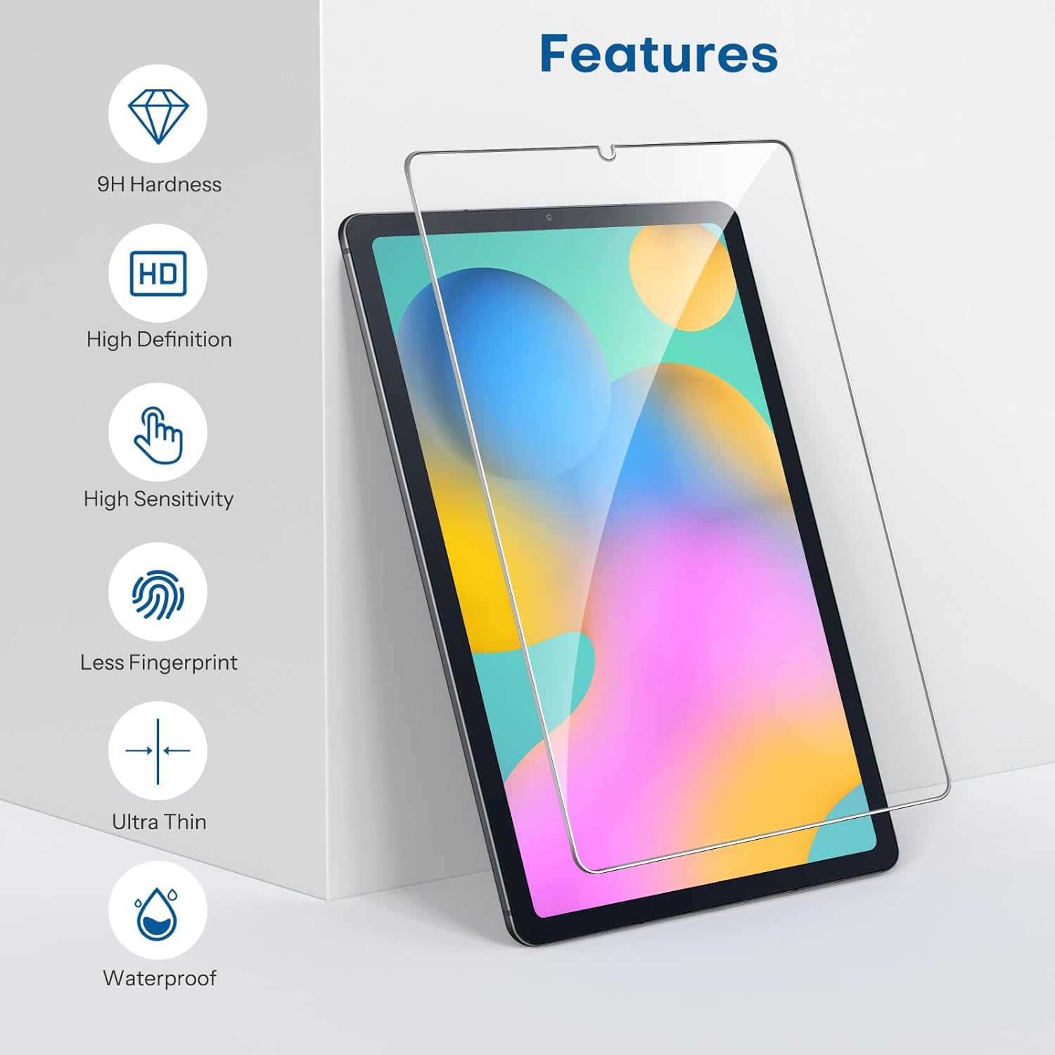 Protetor de Vidro Temperado para Samsung Galaxy Tab S6 Lite 10.4