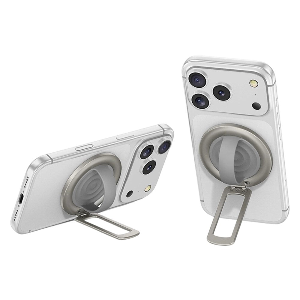 Suporte Magnético de Anel NJOYNY NY-189 360° MagSafe com Alça para Smartphone