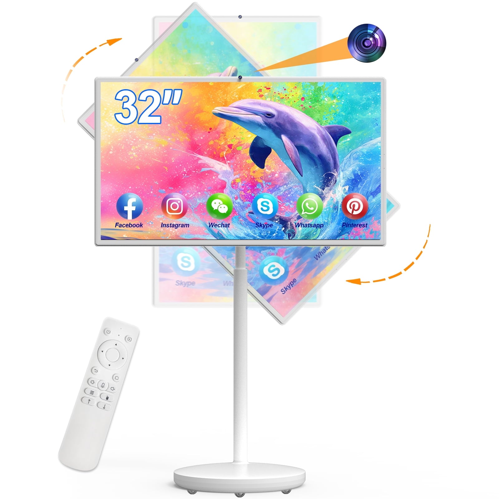 Monitor Inteligente Portátil GM92 32" Touchscreen Android