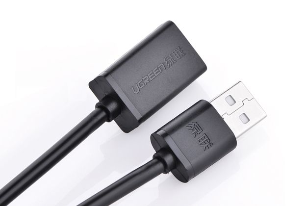 Cable UGREEN USB 2.0 Extender US103 1m Black