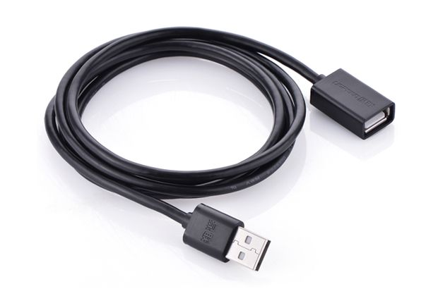 Cable UGREEN USB 2.0 Extender US103 1m Black