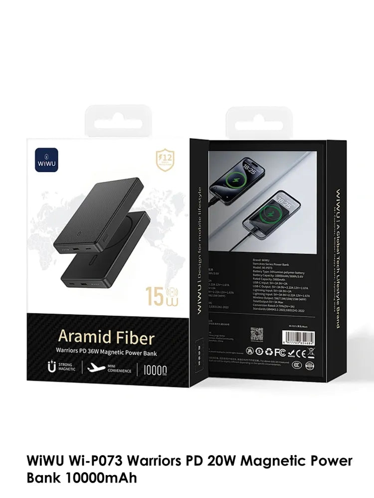 WiWU Warriors Magnetic Power Bank – WI-P073