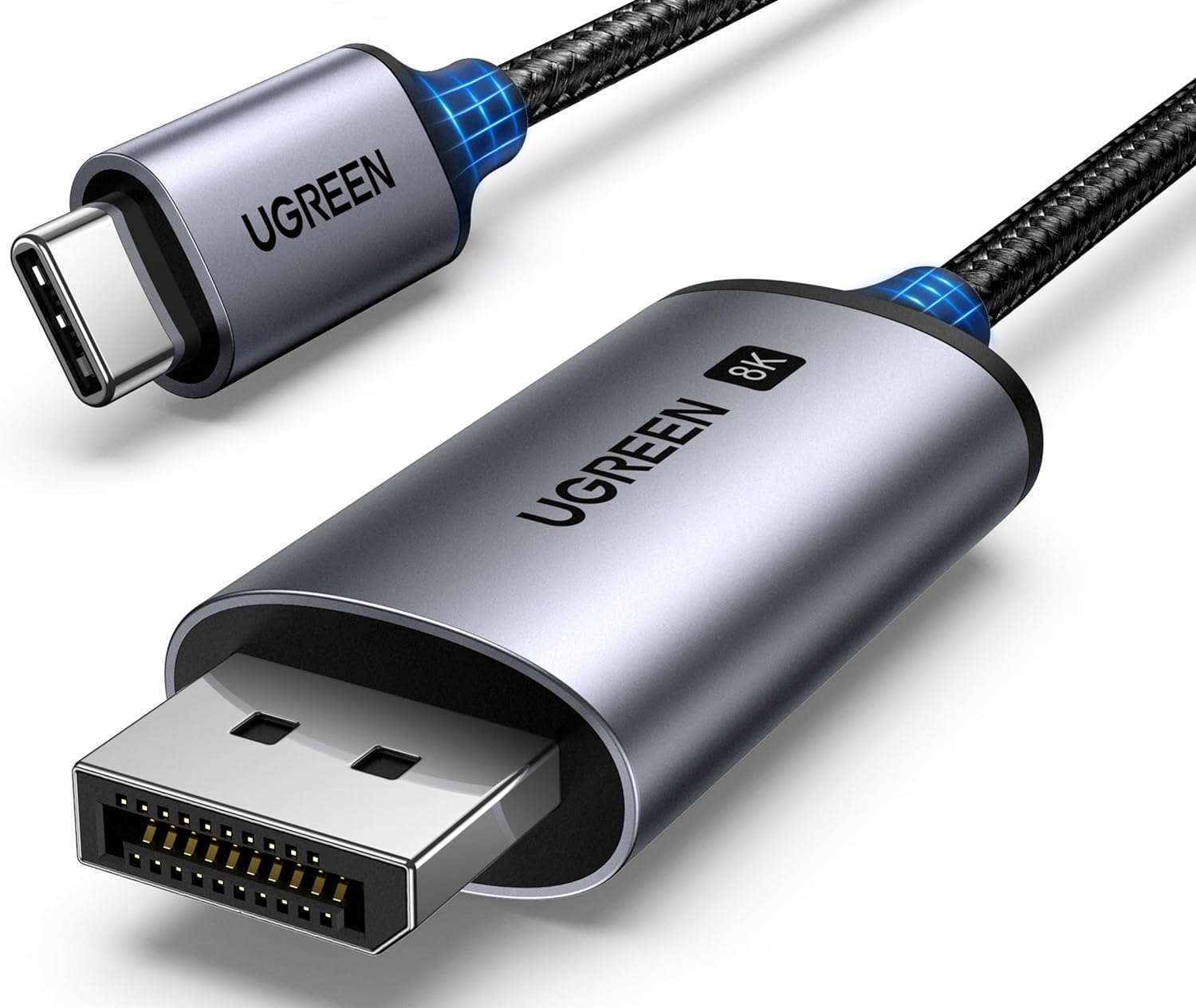 UGREEN USB C to DisplayPort 1.4 Cable 8K@60Hz 4K@240Hz Unidirectional