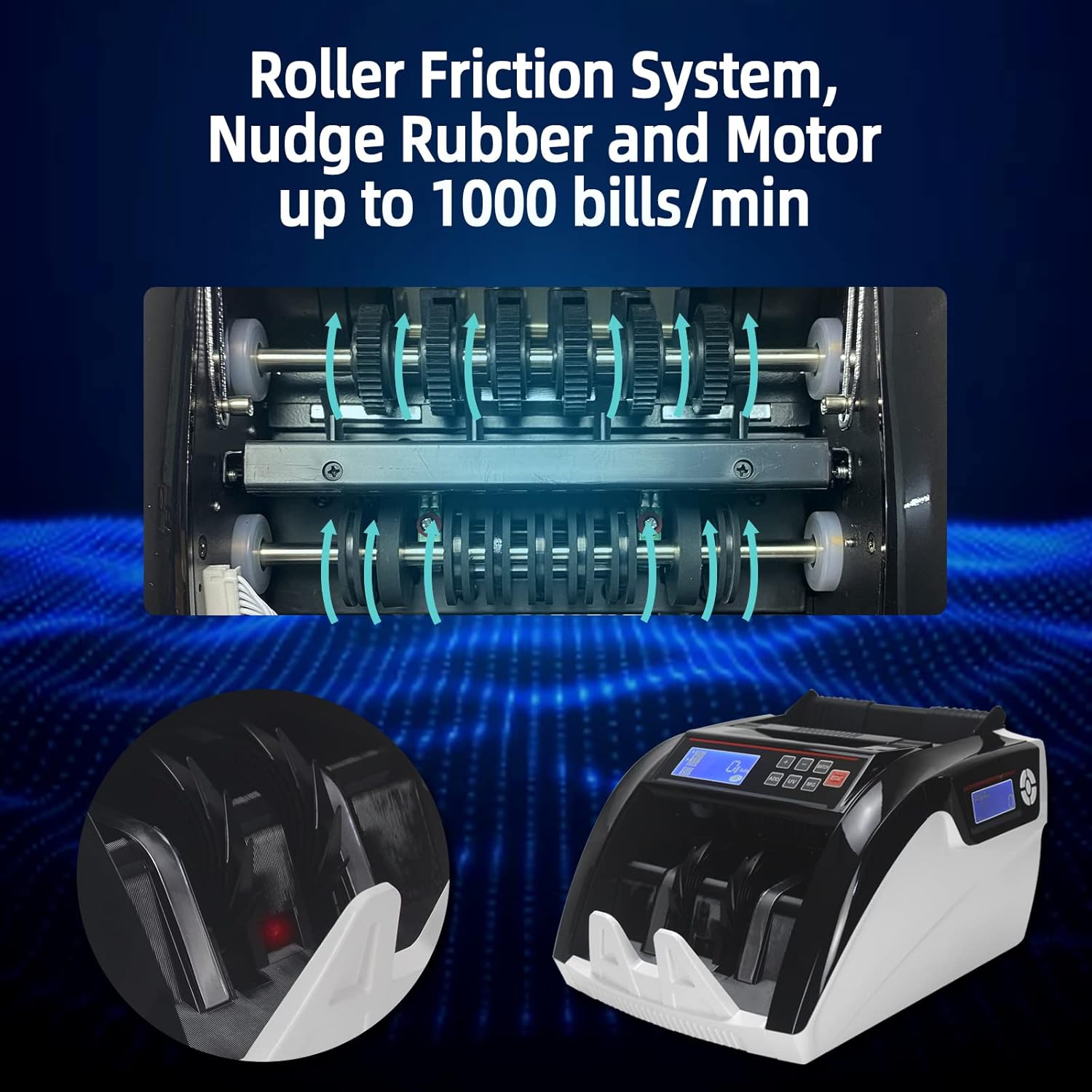 Xindabill 5800D Money Banknote Counter Machine
