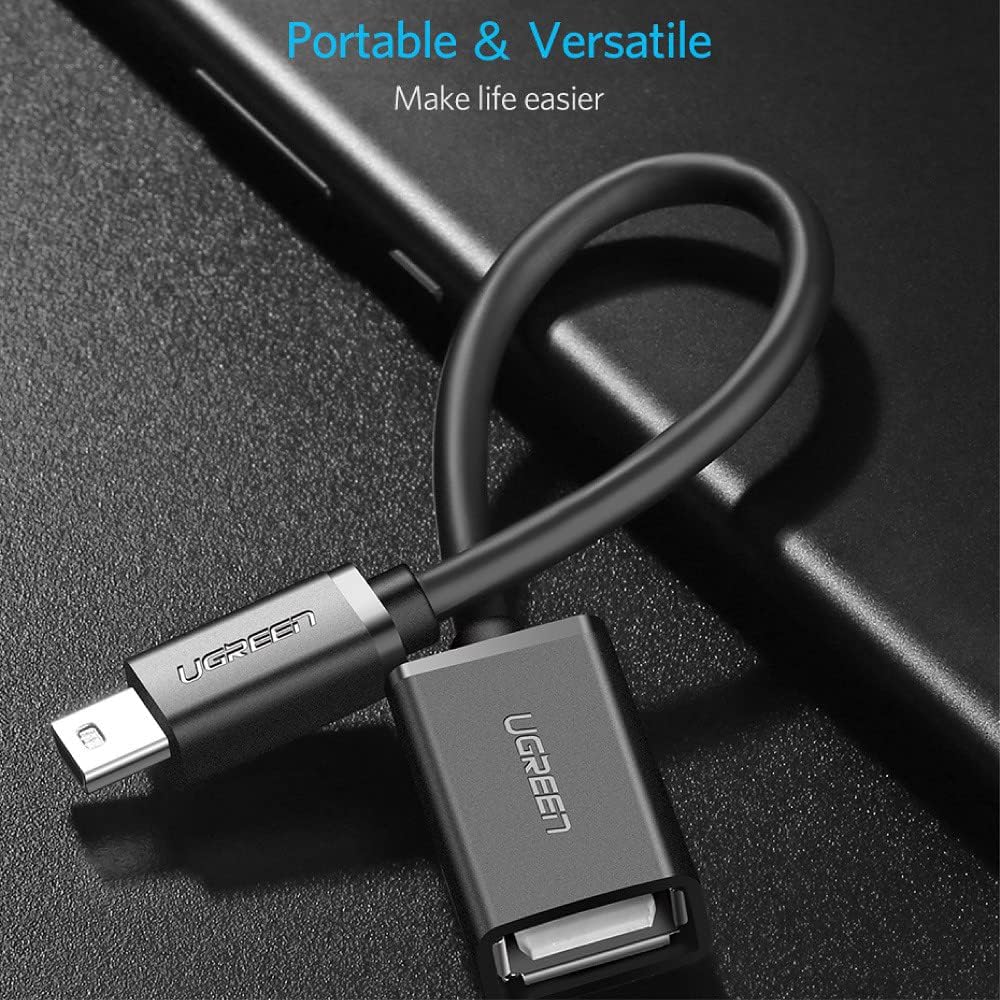 Ugreen 10383 Male to 2.0 F OTG Mini USB Adapter