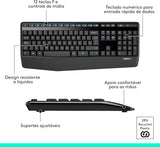 Combo Teclado e Mouse Sem Fio Logitech MK345
