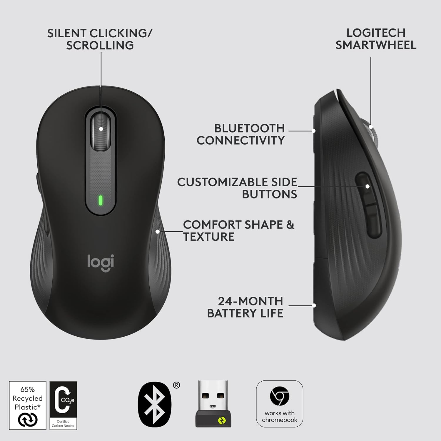 Logitech Signature M650 Wireless Mouse