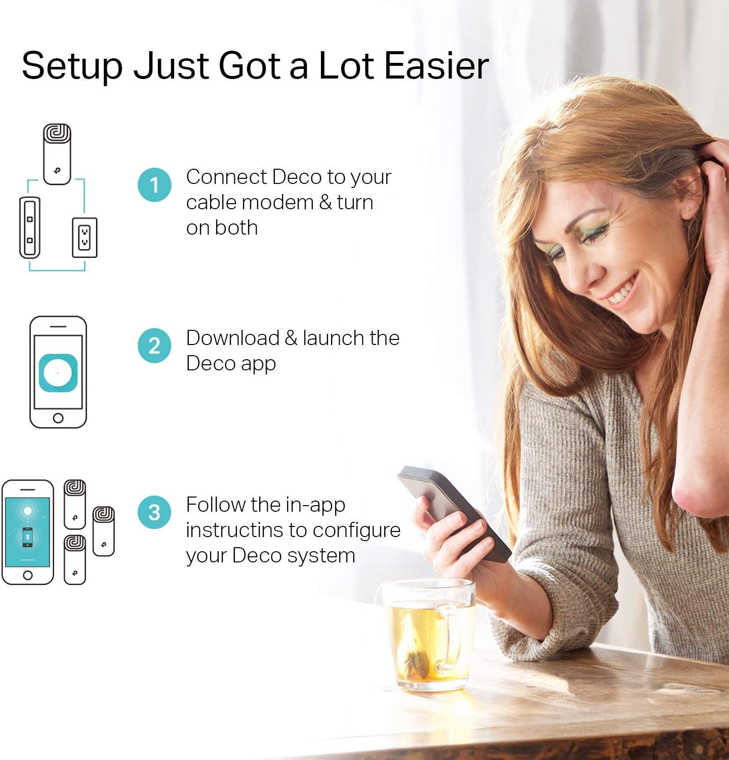 Deco-M4 Sistema Wi-Fi Mesh AC1200