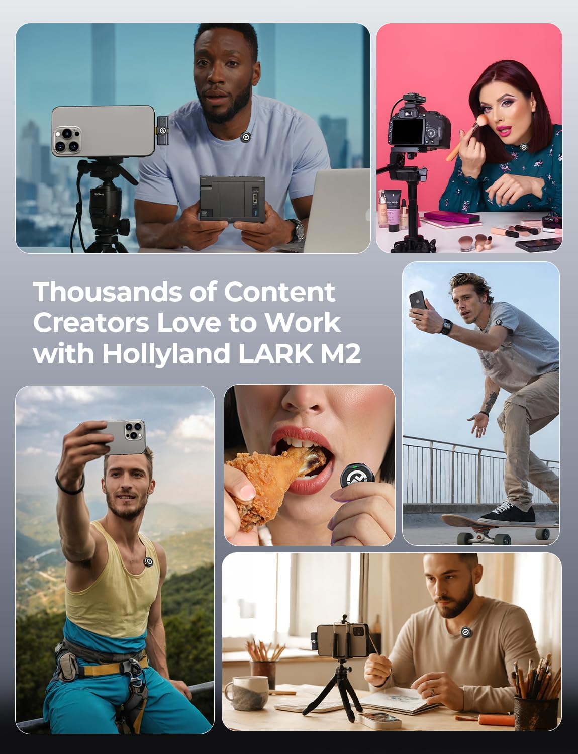 Hollyland Lark M2 Duo  Sem Fio