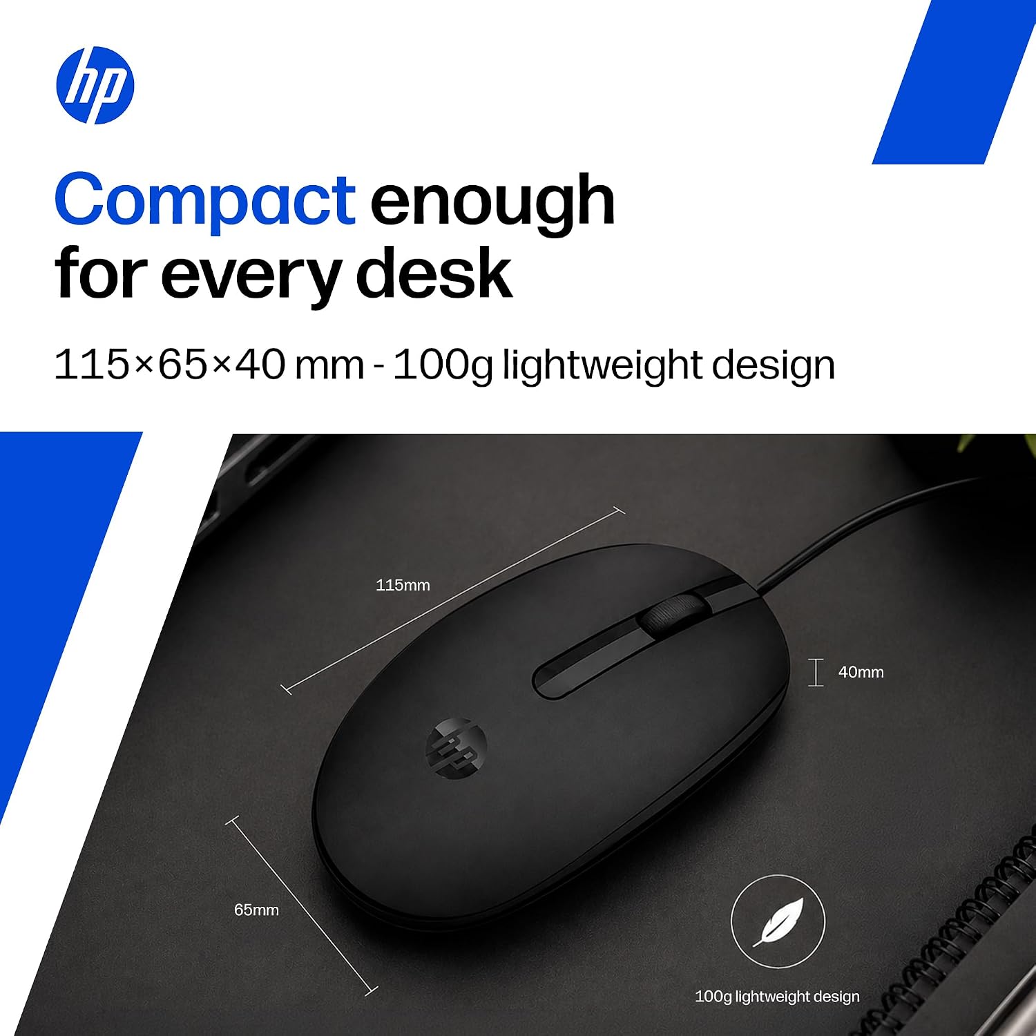 HP M10 — Rato USB com Fio