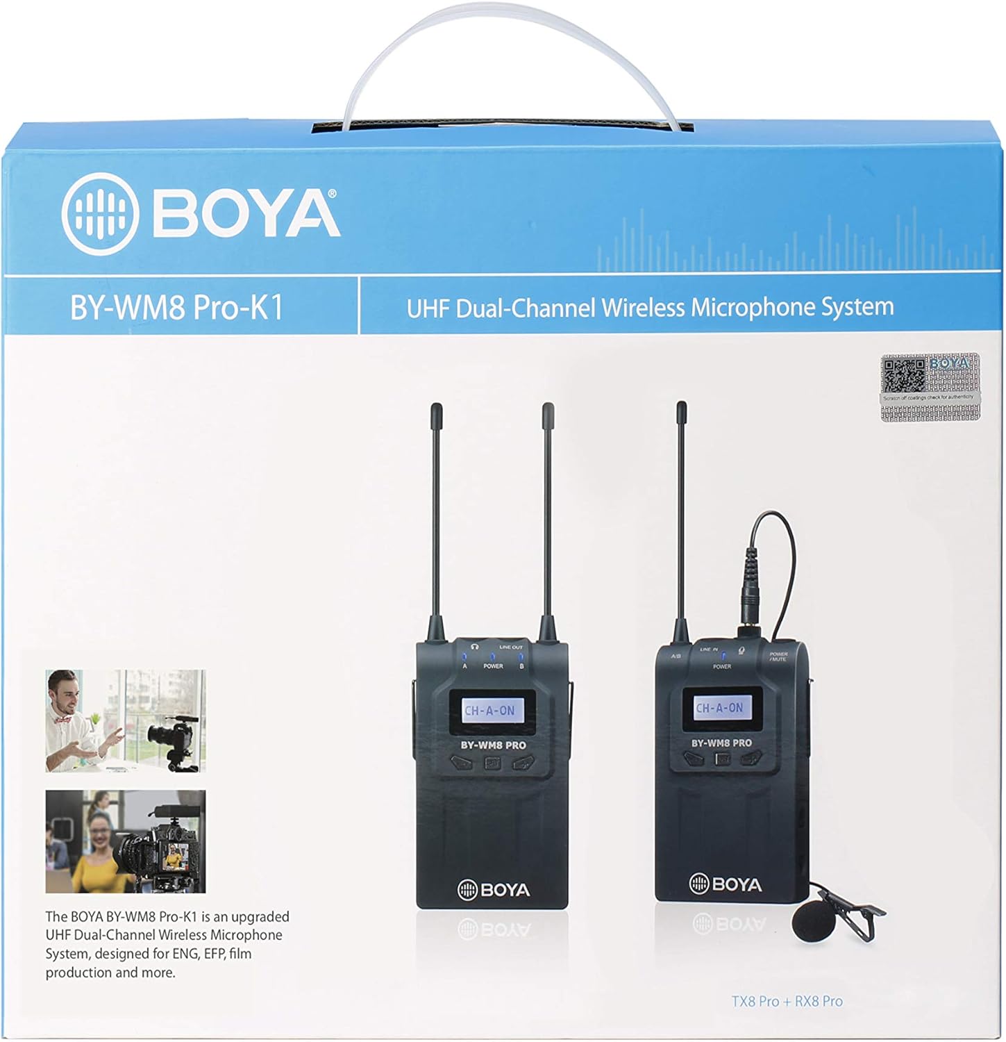 Microfone sem fio UHF BY-WM8 PRO K1
