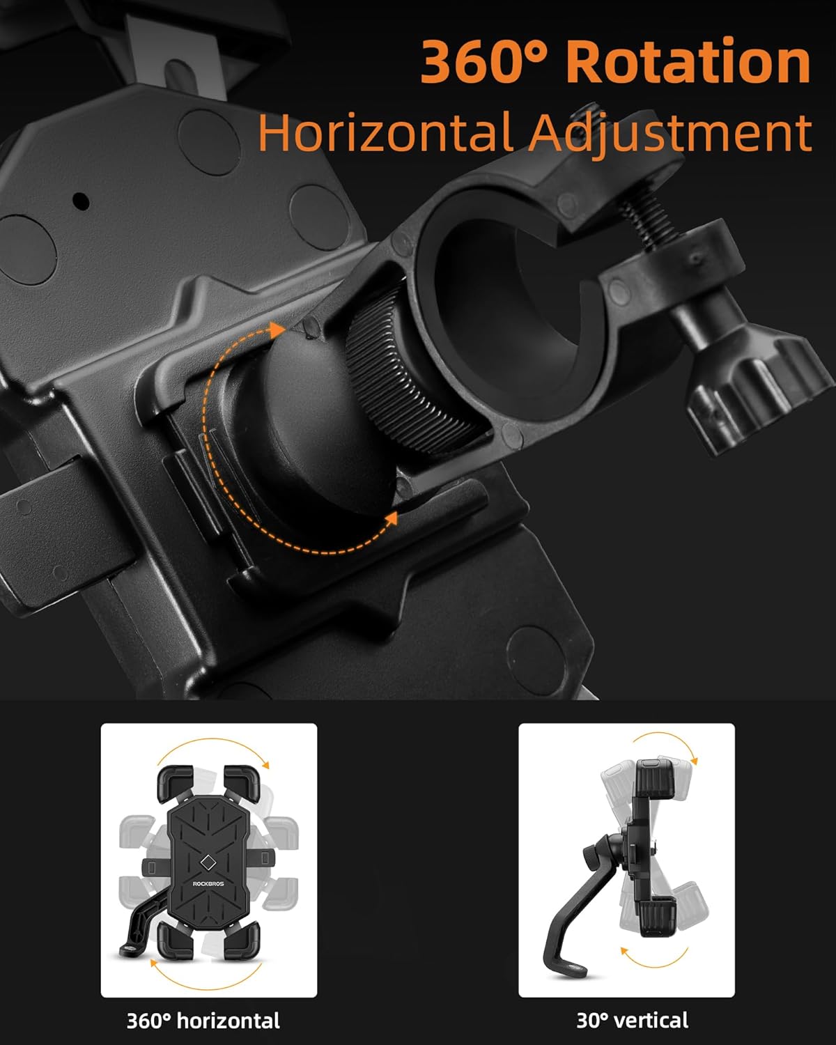 ROCKBROS Motorcycle Bike Phone Holder