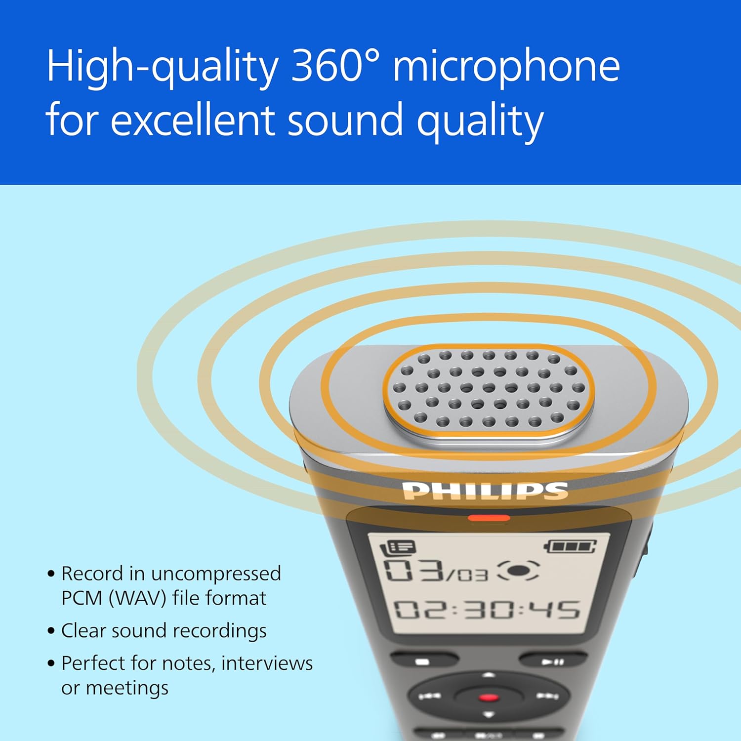 Philips VoiceTracer Audio Recorder