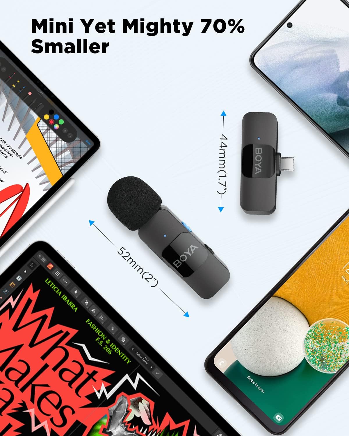 BOYA BY-V20 USB-C Wireless Microphone
