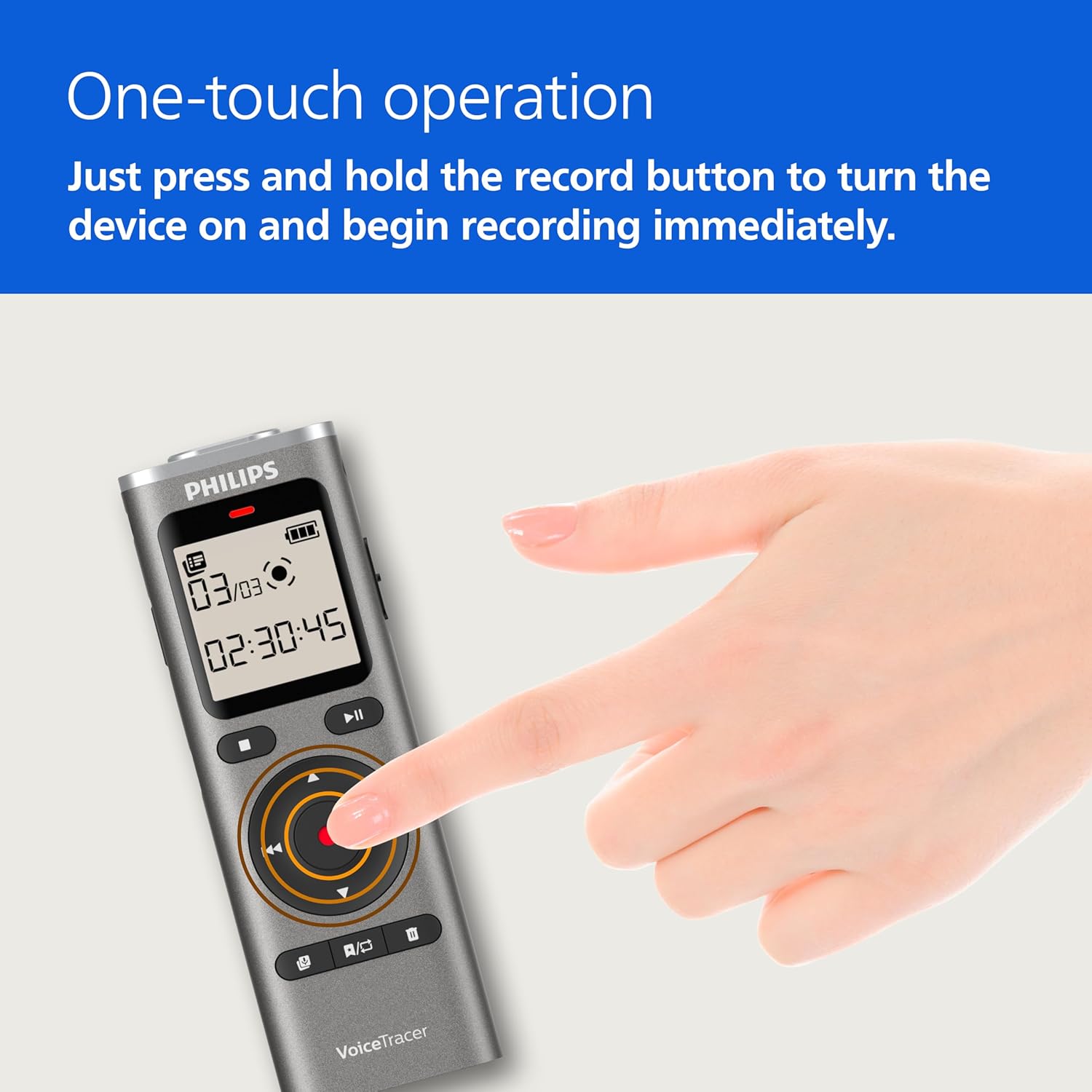 Philips VoiceTracer Audio Recorder