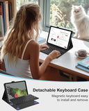 Teclado bluetooth com touchpad para tab s9/x710/s9 fe/s10 fe 11.0