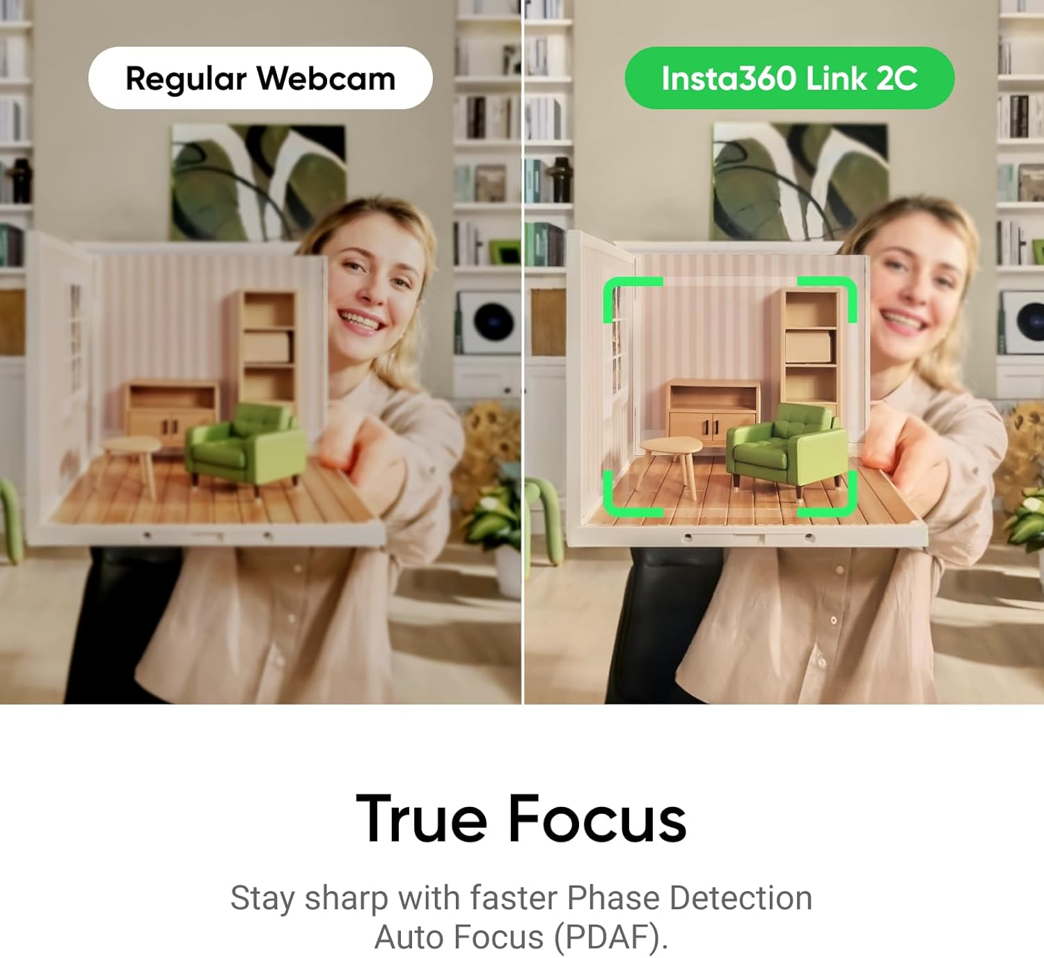 Insta360 Link 2C – Webcam 4K AI