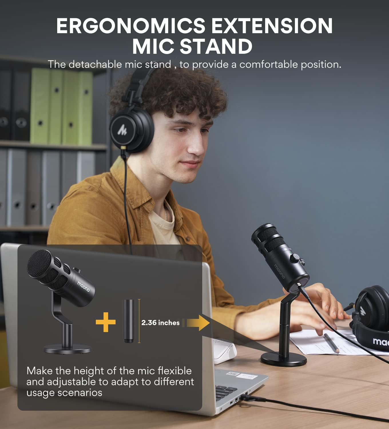 MICROPHONE DYNAMIC USB PD100U