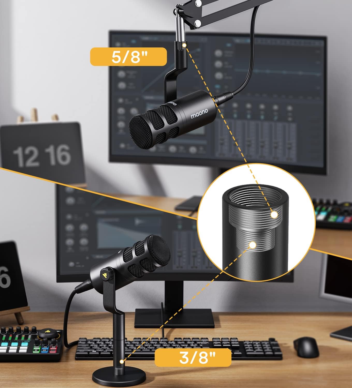 MAONO PD100 Podcast XLR Microphone